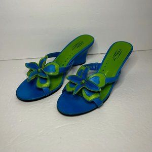 Seychells Flower designe Sandals size 8.5